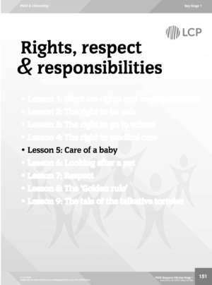 PSHE EYFS & KS1 Sample lesson: Care of a baby
