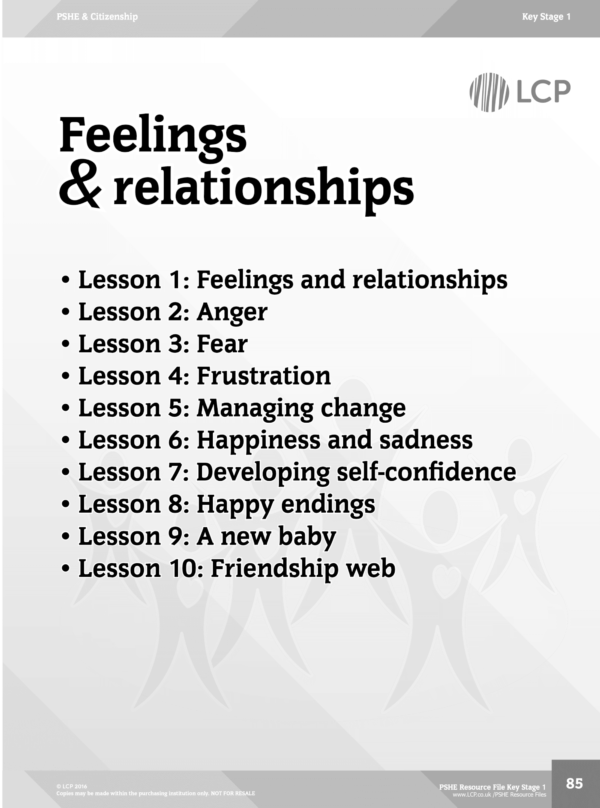 PSHE EYFS & KS1 Unit: Feelings & Relationships