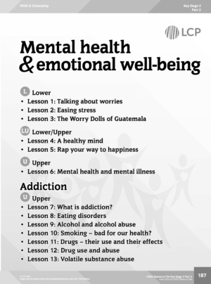 PSHE KS2 Part 1 Unit: Mental health and emotional wellbeing