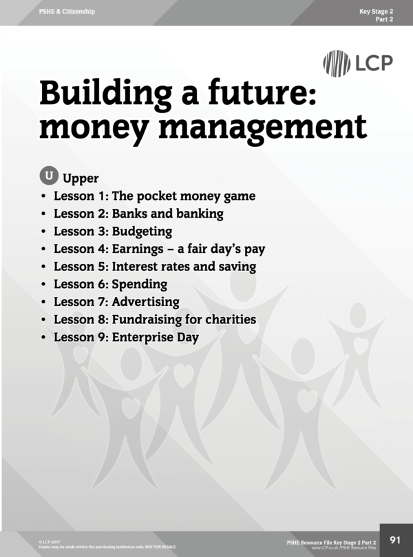 PSHE KS2 Part 2 Unit: Building a future : money management