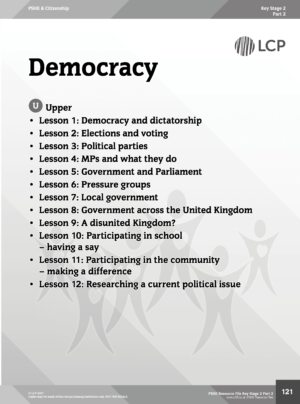 PSHE KS2 Part 2 Unit: Democracy
