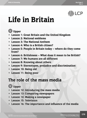 PSHE KS2 Part 2 Unit: Life in Britain