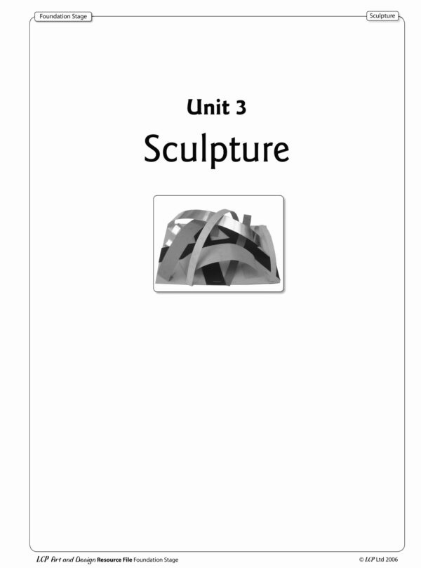 Art EYFS Unit 3 Sculpture