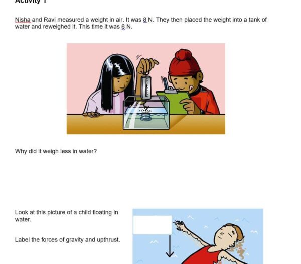 Year 5 and 6 Science Mini Home Learning pack