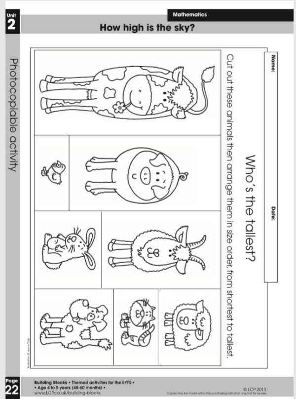 EYFS: Maths Worksheets - Image 2