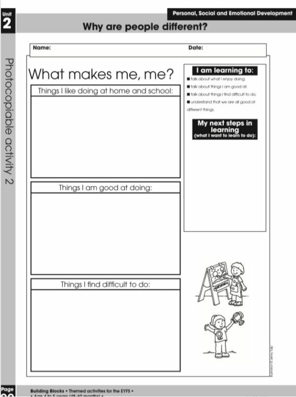 EYFS: Personal, Social and Emotional Development Worksheets - Image 2