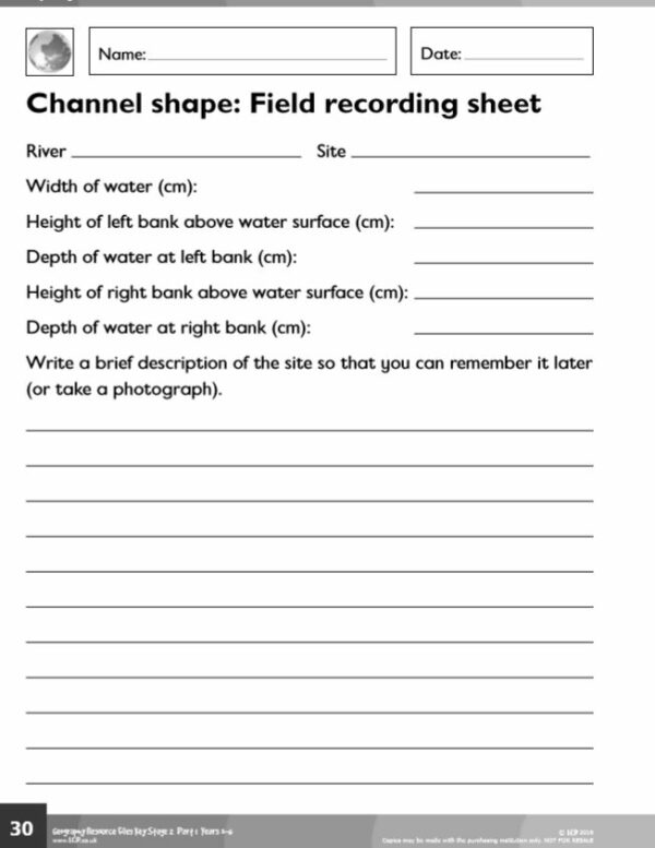 KS2 (Year 3) Geographical Worksheets (5 sheets)