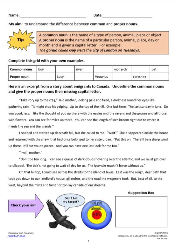 Year 6 Spelling, Grammar and Creativity Worksheet (15 sheets) including Answers - Image 2