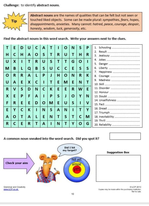 Year 6 Spelling, Grammar and Creativity (71 worksheets) including answers - Image 6