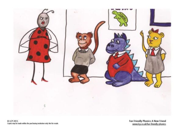 Phase 5 Phonics Reading Book with Comprehension Questions 'A New Friend' - Image 3