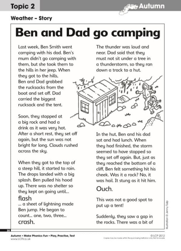 EYFS/ Year 1 Phonics (Letters and Sounds Phase 4) includes texts and activities. Homelearning - Image 4