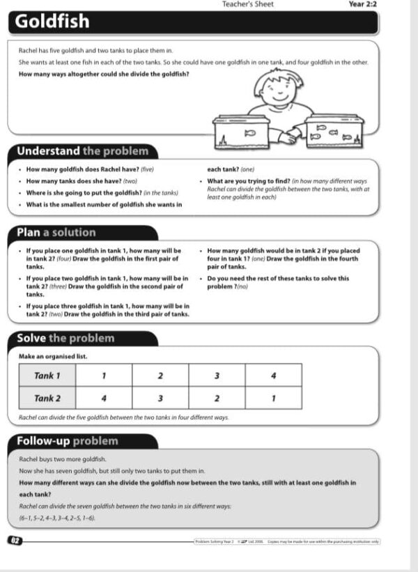 Year 2 Maths Problem Solving: Solving Addition and Subtraction Puzzles with Answers - Image 3