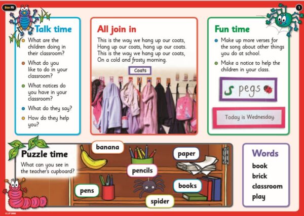 EYFS: Non-Fiction Text, Our Classroom. Text and Activities