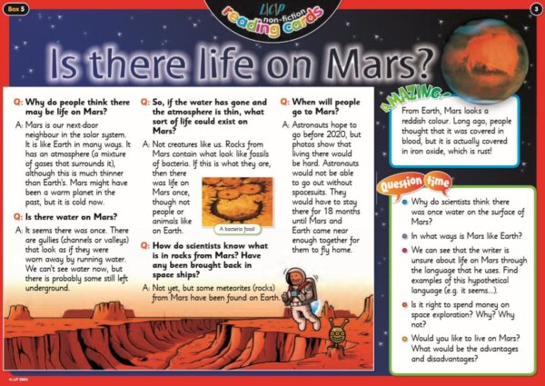 Year 5: English/Literacy Guided Reading-Encouraging talk about Non-Fiction texts