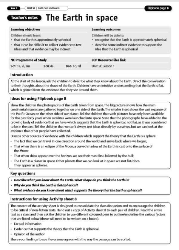 Year 5 Science- Earth and Space- 2 Full Lessons - Image 4