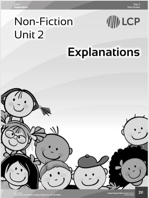 Year 2 English/ Literacy, Explanation 5 lesson Unit (Life Cycles)