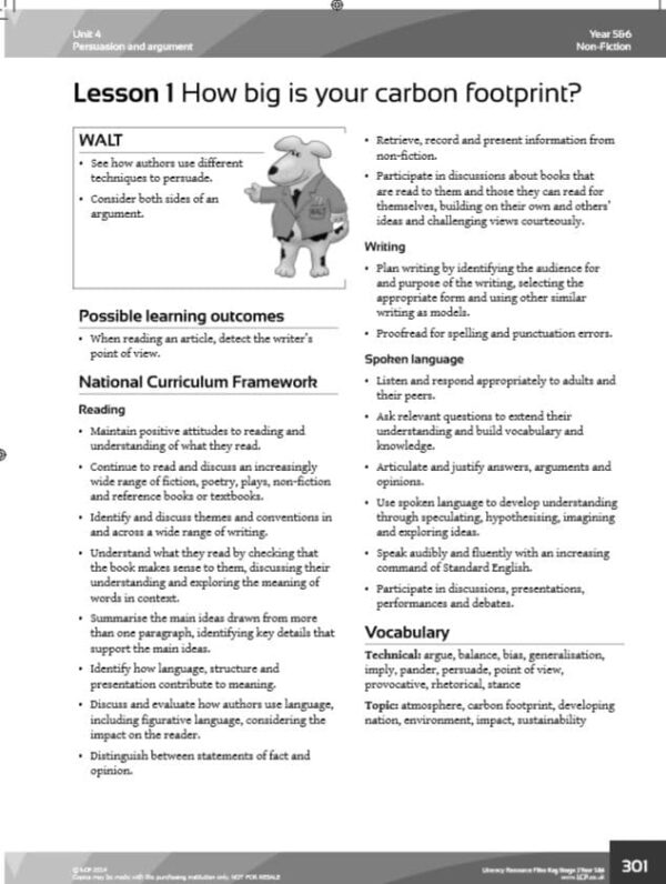 Year 5/6 English, Non-fiction, Persuasion and Argument Unit - Image 2