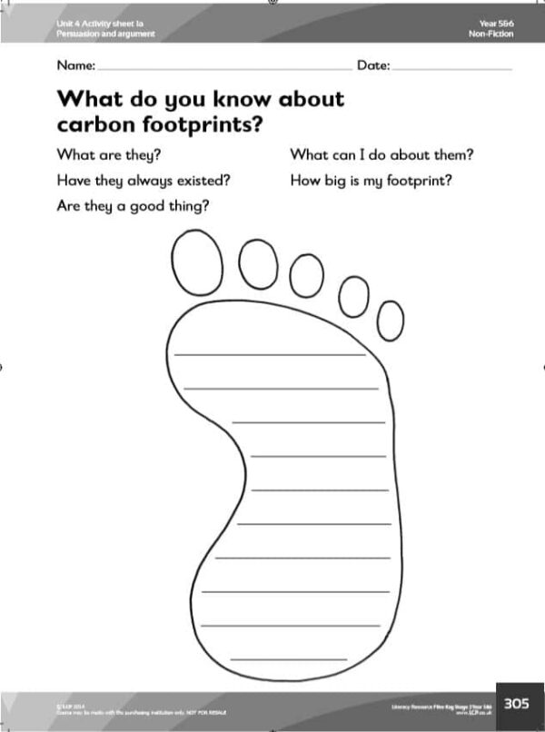 Year 5/6 English, Non-fiction, Persuasion and Argument Unit - Image 3