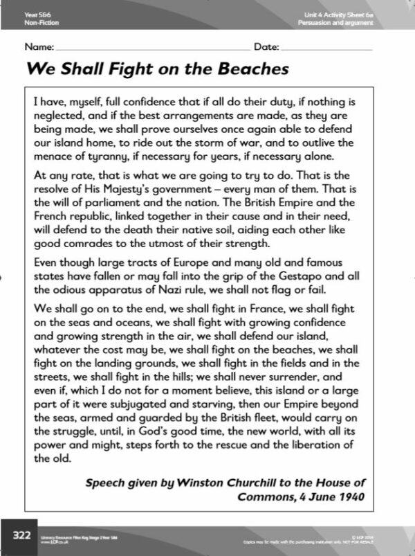 Year 5/6 English, Non-fiction, Persuasion and Argument Unit - Image 4