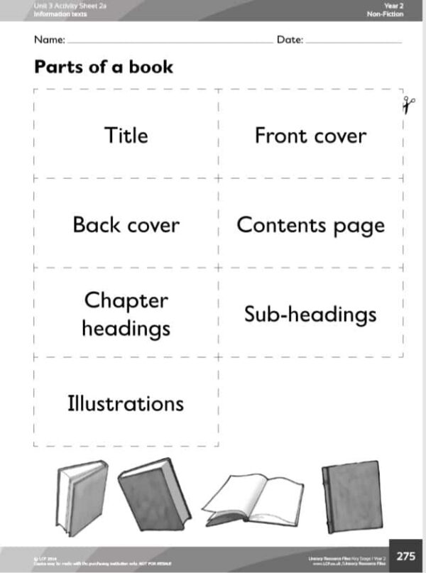 Year 2 English/Literacy, Information Texts- Skimming - Image 2
