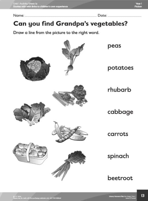 Year 1, Guided Reading, Understanding a story lesson- Oliver's Vegetables by Vivian French - Image 2