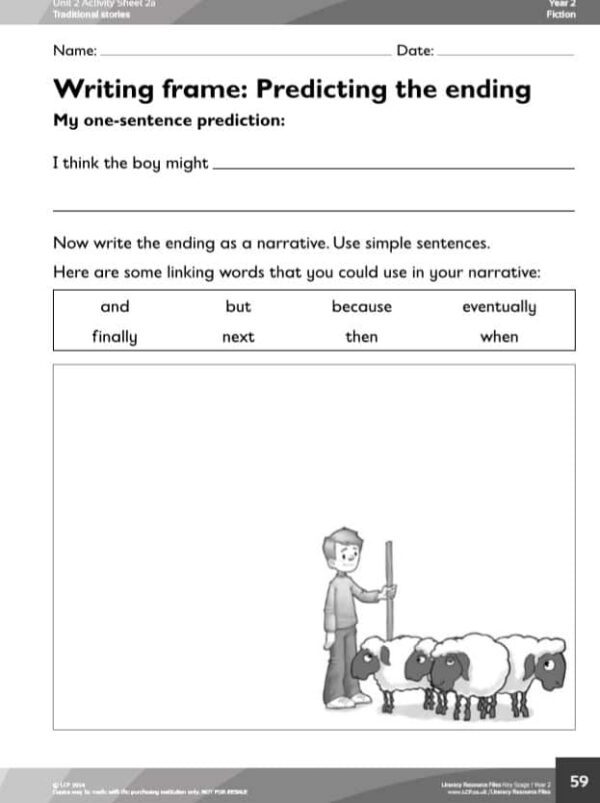 Year 2 English/ Literacy, Traditional Tales and Stories Unit - Image 3