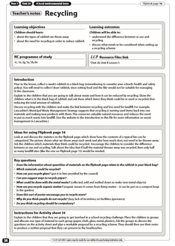 Year 5, Geography, Environmental Issues - Image 2