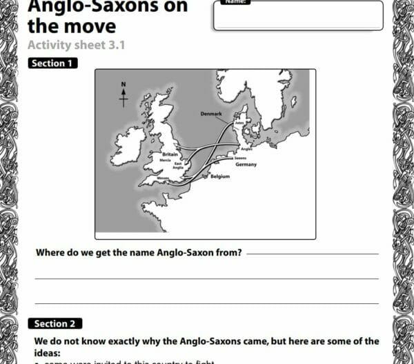 History - FREE Yr3/4 Anglo-Saxon (Where did they come from and where did they go?)