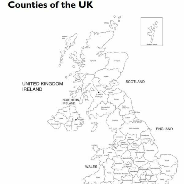 Year 3-Geography- UK Counties and Major Cities (2 Lessons) - Image 2