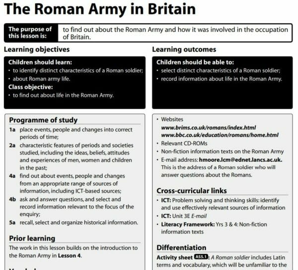 History - Year 3/4 - The Romans - Why have people invaded and settled in Britain in the past? - Image 4